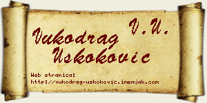 Vukodrag Uskoković vizit kartica